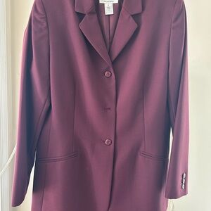 Pendleton Deep Burgundy Women's Blazer